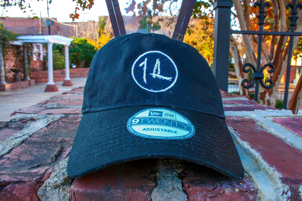 Black Adjustable Original Logo Patch Hat