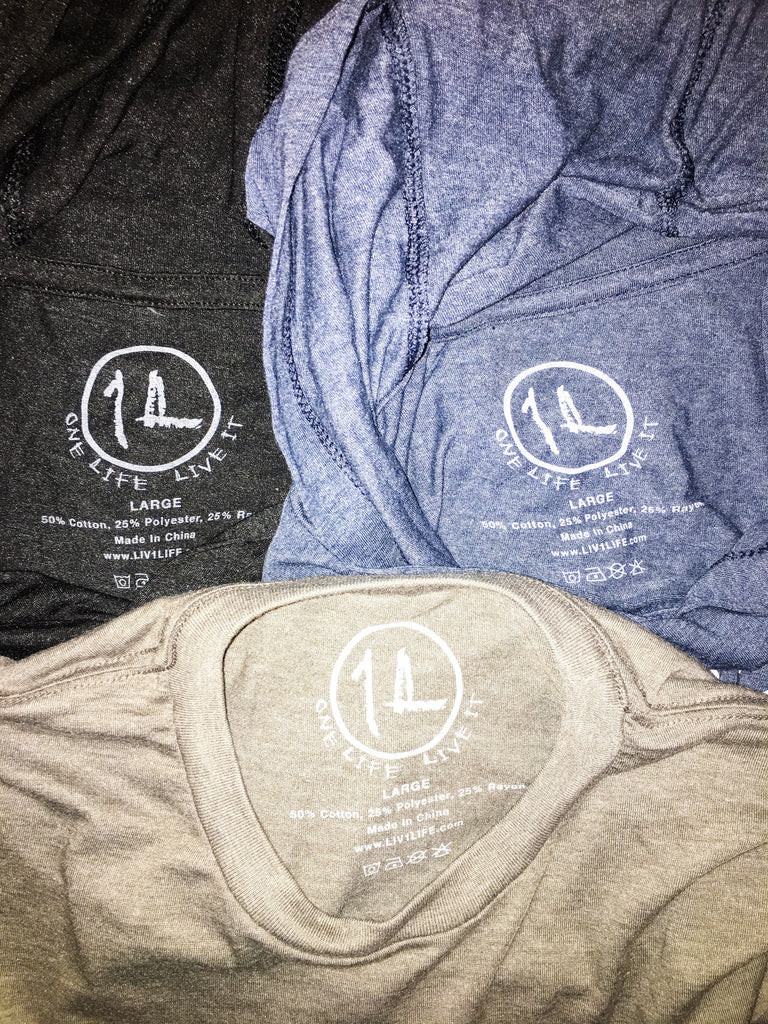 Vint Black Arrow Logo Long Sleeve Hoodie