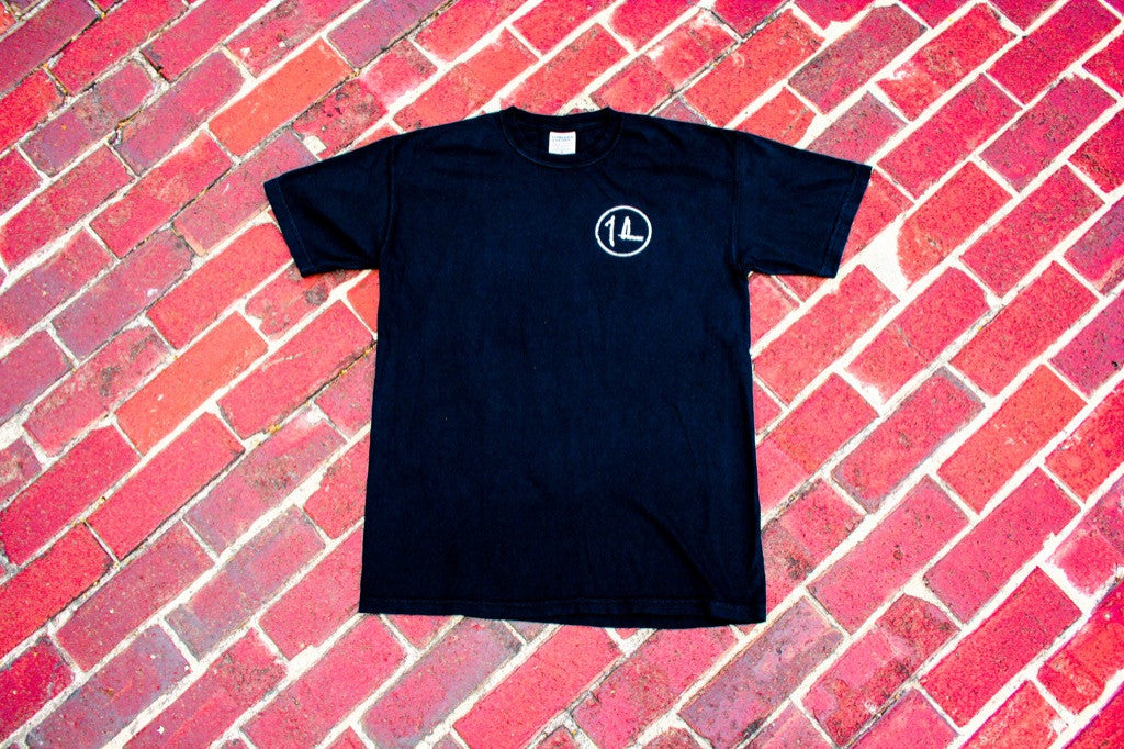 Black Short Sleeve Original Logo Tee