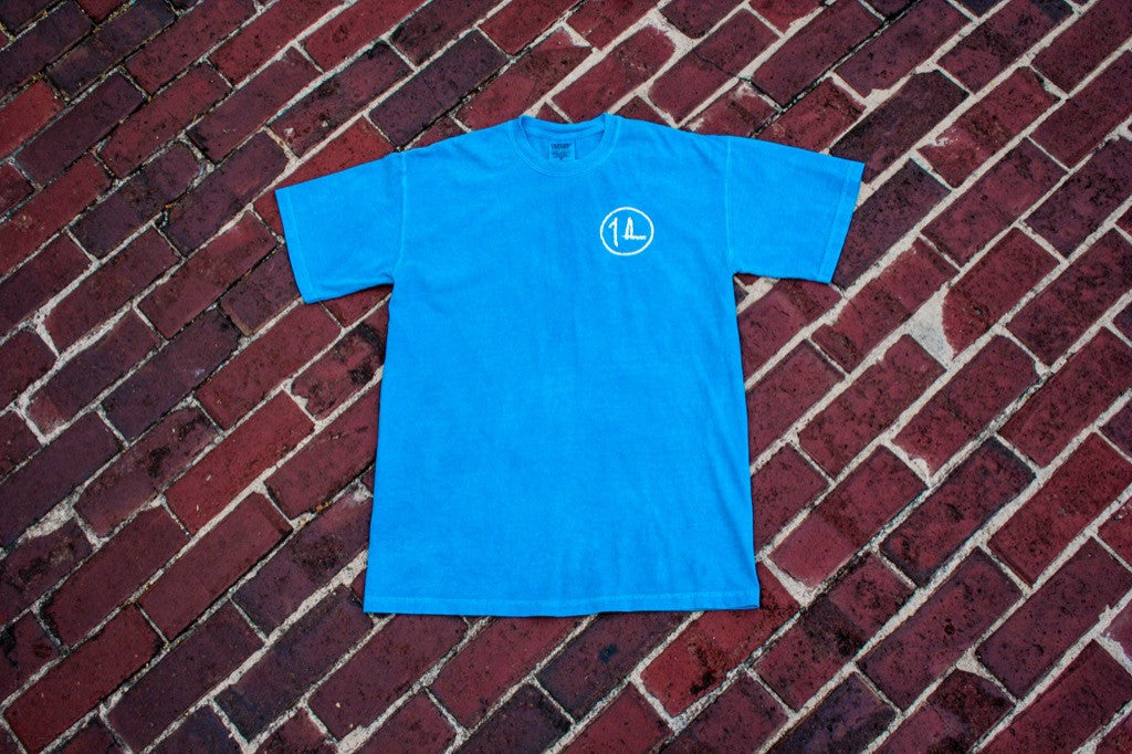 Flo Blue Short Sleeve Original Logo Tee
