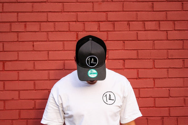 Black/Grey Original Logo Patch Trucker Hat