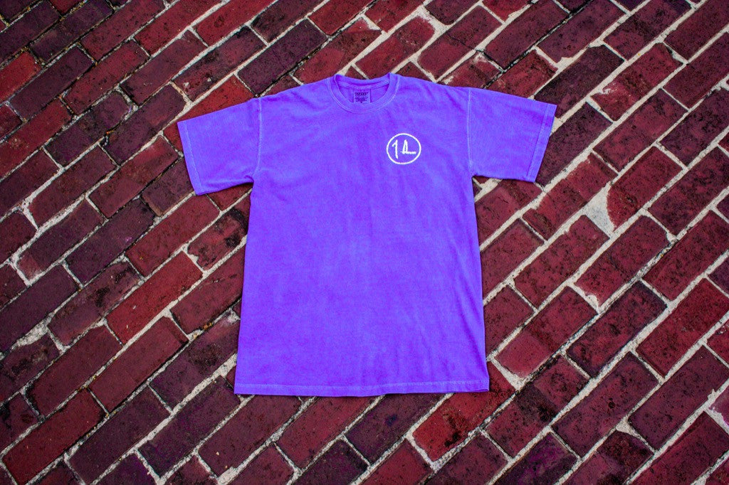 Violet Short Sleeve Original Logo Tee